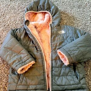 North Face Reversible Winter Jacket Girl 3T